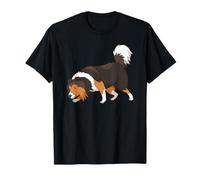 Shetland Sheepdog Sniffing Divertente Carino Maglietta