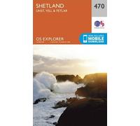 Shetland - Unst, Yell and Fetlar (Map) OS Explorer Map