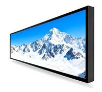 SHEUAO Insegna A LED A Scorrimento Programmabile,Luminosità Regolabile,Bacheca Digitale per Esterni,Controllo Wi-Fi + USB,Insegne A LED per Ristoranti per Visualizzare Testo/Immagini 19.5in