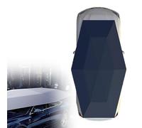 SHEUAO Ombrello per Auto,Ombrello Completamente Automatico con Telecomando,Ombrello Parasole Multifunzionale per Auto,Motore 700N,Tessuto Oxford 600d Navy+Stand-4.2m/13.8ft