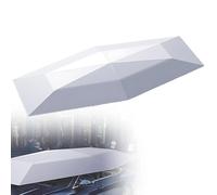 SHEUAO Ombrello per Auto,Ombrello Completamente Automatico con Telecomando,Ombrello Parasole Multifunzionale per Auto,Motore 700N,Tessuto Oxford 600d Silvergray-4.8m/15.8ft