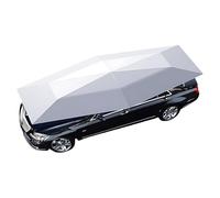 SHEUAO Ombrellone Automatico Carport Pieghevole Mobile,Ombrello Automatico per Auto,Ombrello per Tettoia per Auto per Tenda Esterna,Copertura per Tettuccio Auto Portatile Silvergray-4.2m/13.8ft