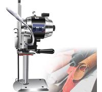 SHEUAO Taglierina Elettrica per Tessuti,Macchina da Taglio per Tessuti,3400 Giri/Min,Forbici Elettriche per Tessuti,Carta,Pelle,Gomma E Moquette Withlight-15inches
