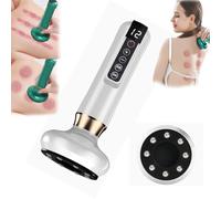 Shevitality Cellulite Massager, 12 Levels Adjustable Rechargeable She Vitality Cellulite Massager, Anti Cellulite Massage Tool, Massage Abdominal Belly Thighs Butt Neck, Targets Stubborn Fat (White)