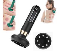 Shevitality Cellulite Massager, 12 Levels Adjustable Rechargeable She Vitality Cellulite Massager, Anti Cellulite Massage Tool, Massage Abdominal Belly Thighs Butt Neck, Targets Stubborn Fat (Grey)