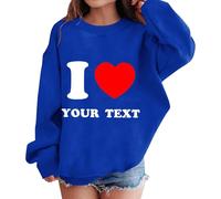 Shfebrinox Felpa per ragazze e ragazzi Pullover Felpa per bambini Giacca casual con lettere Confortevole Maglione morbido allentato Top elegante Streetwear Abbigliamento tinta unita Basic Manica Lunga