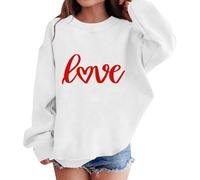 Shfebrinox Felpa per ragazze e ragazzi Pullover Felpa per bambini Giacca casual con lettere Confortevole Maglione morbido allentato Top elegante Streetwear Abbigliamento tinta unita Basic Manica Lunga