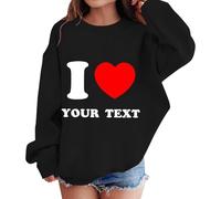 Shfebrinox Felpa per ragazze e ragazzi Pullover Felpa per bambini Giacca casual con lettere Confortevole Maglione morbido allentato Top elegante Streetwear Abbigliamento tinta unita Basic Manica Lunga