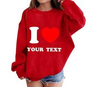 Shfebrinox Felpa per ragazze e ragazzi Pullover Felpa per bambini Giacca casual con lettere Confortevole Maglione morbido allentato Top elegante Streetwear Abbigliamento tinta unita Basic Manica Lunga