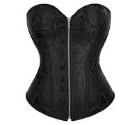 Shffuw Abbigliamento Sexydonna Hot Vestaglia Sexy Donna Corsetti da Donna Sottoseno in Lattice Sportivo Cintura in Vita Corsetti Body Shaper per Body Sexydonna Lingerie Completi Black M