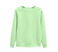 Shffuw Basic Clothes Woman Maglioncino Bianco Donna Pullover Women S Plain Versatile Sweatshirt Without Hood Large Sizes Basic Long Sleeve Autumn Winter Long Maglie Donna Autunnali Gn2 M