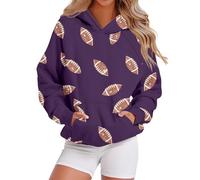 Shffuw Cardigan Oversize Donna Maglione Morbido Donna Felpa con Cappuccio da di Don T Worry It S Not My Blood Bloody Halloween Abbigliamento Maglione Anziana Purple XL