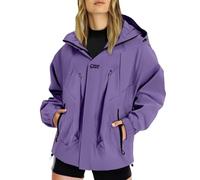 Shffuw Giacca Antipioggia Runningparapioggia Zaino Abiti Alla Da Donna Per Ogni Occasione Cardigan In Cotone E Lino Stile Estivo Chic Impermeabile Donna Pioggiaimpermeabili Purple Xl