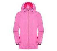 Shffuw Giubbotto Impermeabileimpermeabile Donna Pioggia Giacca Antipioggia Da Donna Taglie Forti Con Cappuccio Antivento Allentato Impermeabile Con Felpa Sportiva Donnacopertura Zaino Pink L