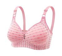 Shffuw Lingerie Sexydonna Hot Donna Rosso Sexy Lingerie Dimensione Senza Gilet Underwear Sport Acciaio Yoga Donne Plus Bra Sexyy Completi Elegante Sexy Pink XL