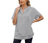 Shffuw Maglia Rossa Donna Completi Palestra Donna Estivi Fashion Casual Women S Warm Sweatshirt Long Sleeve O Neck Soft Printed Shirt Ladies Winter T Shirt Manica Lunga Pantaloni Grey M