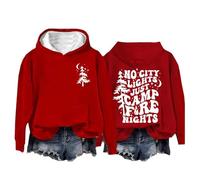 Shffuw Tute Da Ginnastica Donna Maglie Autunnali Donna Felpa Con Cappuccio No Just Camp Fire Nights Felpa Camp Lover No Just Fire Nights Completo Sportivo Maglioncino Cotone Red Xl