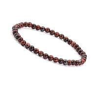 SHFJASBNUMG 4 mm mini pietre preziose energetiche braccialetti frantumati braccialetto di perline pietra naturale fascino perline piccole coppie braccialetti per le donne, Pietra
