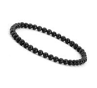 SHFJASBNUMG 4 mm mini pietre preziose energetiche braccialetti frantumati braccialetto di perline pietra naturale fascino perline piccole coppie braccialetti per le donne, Pietra