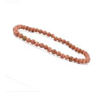SHFJASBNUMG 4 mm mini pietre preziose energetiche braccialetti frantumati braccialetto di perline pietra naturale fascino perline piccole coppie braccialetti per le donne, Pietra