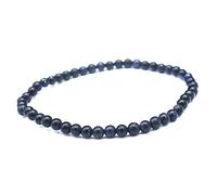 SHFJASBNUMG 4 mm mini pietre preziose energetiche braccialetti frantumati braccialetto di perline pietra naturale fascino perline piccole coppie braccialetti per le donne, Pietra