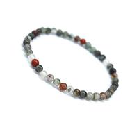SHFJASBNUMG 4 mm mini pietre preziose energetiche braccialetti frantumati braccialetto di perline pietra naturale fascino perline piccole coppie braccialetti per le donne, Pietra