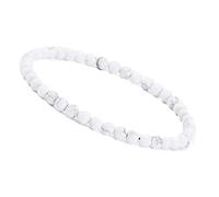 SHFJASBNUMG 4 mm mini pietre preziose energetiche braccialetti frantumati braccialetto di perline pietra naturale fascino perline piccole coppie braccialetti per le donne, Pietra