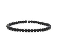 SHFJASBNUMG 4MM Mini Gemma Energia Bracciali Piccolo Braccialetto di Pietra Naturale Dichiarazione Bracciale Charm Perline Coppia Bracciali, Pietra