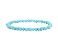SHFJASBNUMG 4MM Mini Gemma Energia Bracciali Piccolo Braccialetto di Pietra Naturale Dichiarazione Bracciale Charm Perline Coppia Bracciali, Pietra