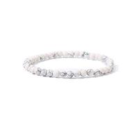 SHFJASBNUMG 4MM Mini Gemma Energia Bracciali Piccolo Braccialetto di Pietra Naturale Dichiarazione Bracciale Charm Perline Coppia Bracciali, Pietra