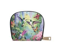 SHFJASBNUMG Borsa in pelle Anime Foresta Tulip Portafoglio Kawai Estetica Card Pack Active Commuters - per carte di transito e ID ad accesso rapido 9 x 11 cm, A38., 9X11CM