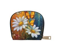 SHFJASBNUMG Borsa in pelle Anime Foresta Tulip Portafoglio Kawai Estetica Card Pack Active Commuters - per carte di transito e ID ad accesso rapido 9 x 11 cm, A33, 9X11CM
