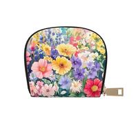 SHFJASBNUMG Borsa in pelle Anime Foresta Tulip Portafoglio Kawai Estetica Card Pack Active Commuters - per carte di transito e ID ad accesso rapido 9 x 11 cm, A5, 9X11CM