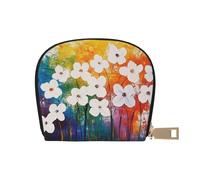SHFJASBNUMG Borsa in pelle Anime Foresta Tulip Portafoglio Kawai Estetica Card Pack Active Commuters - per carte di transito e ID ad accesso rapido 9 x 11 cm, A24., 9X11CM