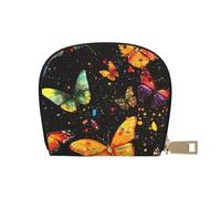 SHFJASBNUMG Borsa in pelle Anime Foresta Tulip Portafoglio Kawai Estetica Card Pack Active Commuters - per carte di transito e ID ad accesso rapido 9 x 11 cm, a12, 9X11CM