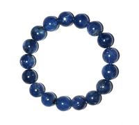 SHFJASBNUMG Braccialetto in cianite da 12 mm, per donne e uomini, controllo della tua vita, adatto per polsi di circa 20,3 cm, sollievo da ansia e stress, assorbe l'energia negativa, viene fornito con