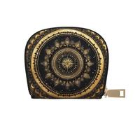 SHFJASBNUMG Palm Trees Card Pack Colorful Neon Nero Acquerello Borsa in Pelle Texture Sfondo Portafoglio Running Atleti - Vivavoce Essential Carrier 9X11CM, A17, 9X11CM