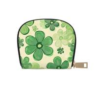 SHFJASBNUMG Palm Trees Card Pack Colorful Neon Nero Acquerello Borsa in Pelle Texture Sfondo Portafoglio Running Atleti - Vivavoce Essential Carrier 9X11CM, A23, 9X11CM