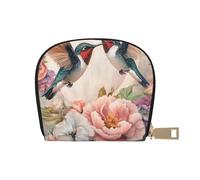 SHFJASBNUMG Palm Trees Card Pack Colorful Neon Nero Acquerello Borsa in Pelle Texture Sfondo Portafoglio Running Atleti - Vivavoce Essential Carrier 9X11CM, A39., 9X11CM