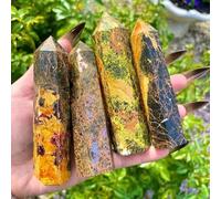 SHFTQXSLAT 1 Pezzo da 7-8 cm di Pietra Realgar, Punto, Torre Cristalli, Decorazioni for la casa, Ornamenti Giardino, Regalo for Fantasma