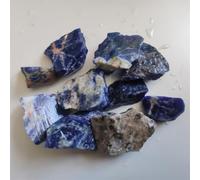 SHFTQXSLAT 100 g 2-4 cm di Sodalite Blu Grezza, Oli Pietra, Cristalli Quarzo, Roccia, Acquario, Decorazione for la casa, preziosa