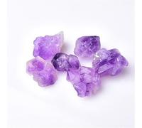 SHFTQXSLAT Amethyst Raw Material Small Quartz Cluster Crystal Sample DOT Home Decor Mine Ornaments (Size : 100g)