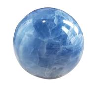 SHFTQXSLAT Celestite Crystal Ball,Home Office Blue Decorative Balls,Large Crystals Sphere Sculpture,Fengshui,75~80mm