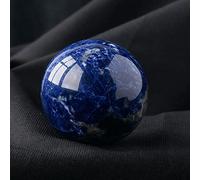 SHFTQXSLAT Fluorite Rough Stone Crystal Ball Rainbow for Decoration or Magic,Sapphire-5cm