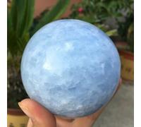 SHFTQXSLAT Magic Blue Calcite Quartz Crystal Ball Ornaments (Size : 3cm)