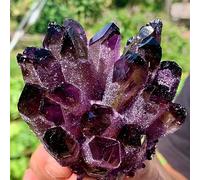 SHFTQXSLAT Magic Gemstone Purple Crystal Cluster for Home Office Decor (Size : 810-900g)