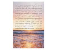 SHFTQXSLAT Minimalist Quote Poster - Death Is Nothing At All by Henry Scott-Holland, Modern Typography Wall Art for Home, Study or Counseling Office Decor(Framed,16x24inch(40x60cm))