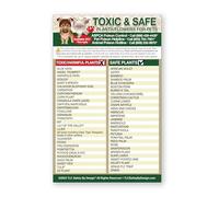 SHFTQXSLAT Safe Plants for Pets Poster - A Guide to Common Houseplants for Homes with Dogs & Cats, Educational Chart for Pet Owner Awareness(Unframed,12x18inch(30x45cm))