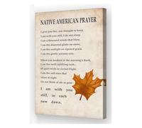 SHFTQXSLAT The Serenity Prayer Wall Art, Inspirational Quote Canvas Print, Boho Style Typography Poster for Living Room, Bedroom, Office Decor(Unframed,08x12inch(20x30cm))