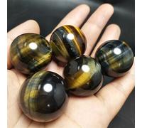 SHFTQXSLAT Tiger Eye Quartz Crystal Ball Ornaments (Size : 2pcs)